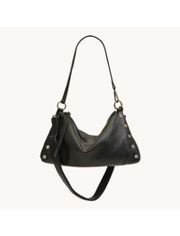 Kyle Medium Handbag, Black/Gunmetal
