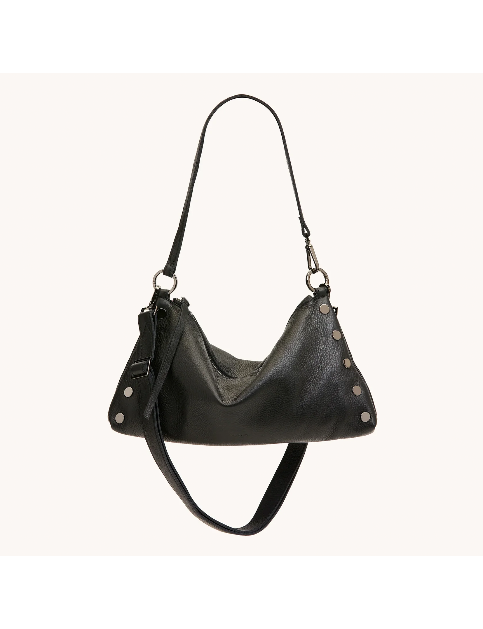 Kyle Medium Handbag, Black/Gunmetal