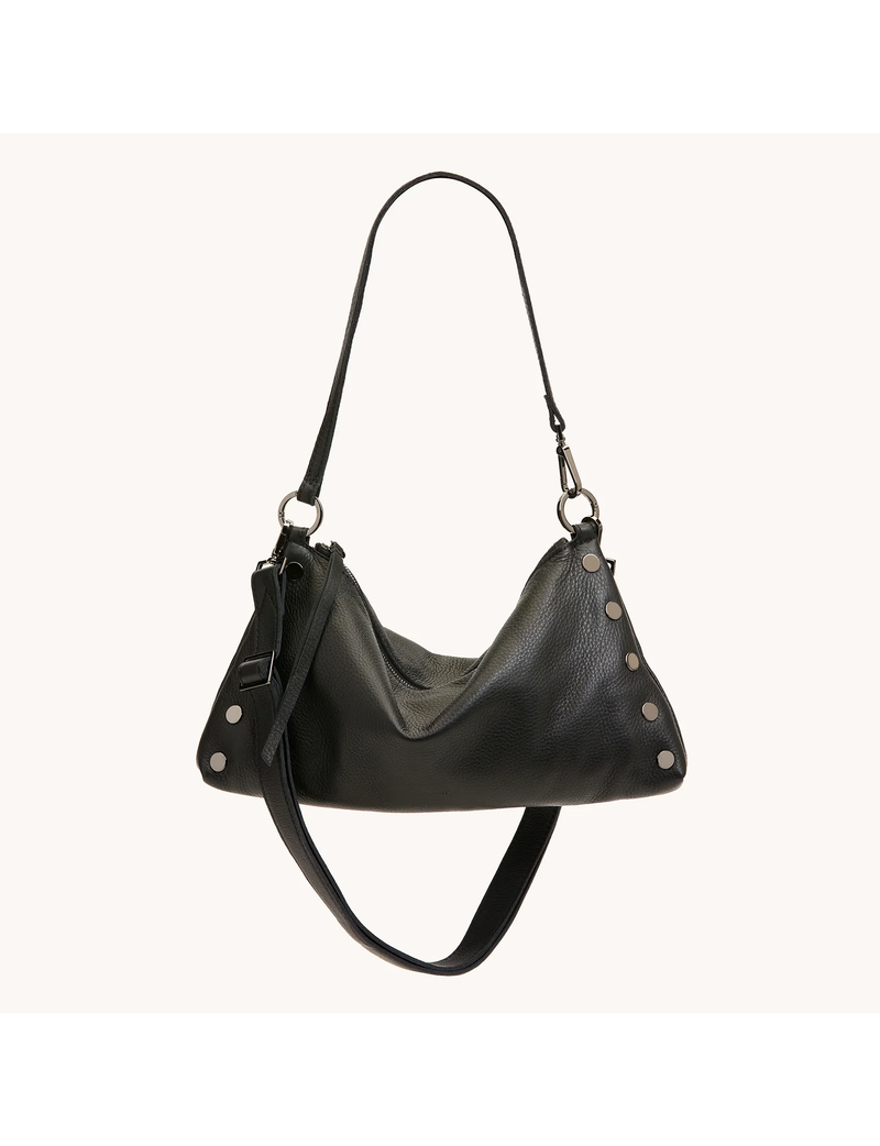 Kyle Medium Handbag, Black/Gunmetal