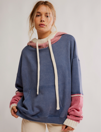 Snug Bonnet Sweatshirt, Indigo