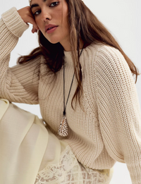 Low Tide Pullover Cardi, Marshmallow