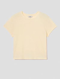 Adine Shrunken Tee, Lemon Drop