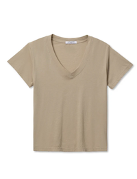 Hendrix V Neck Tee, Driftwood