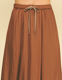 Sophia Midi Skirt, Chocolate