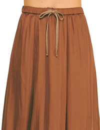 Sophia Midi Skirt, Chocolate