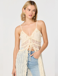 Sariyah Lace Duster Top,