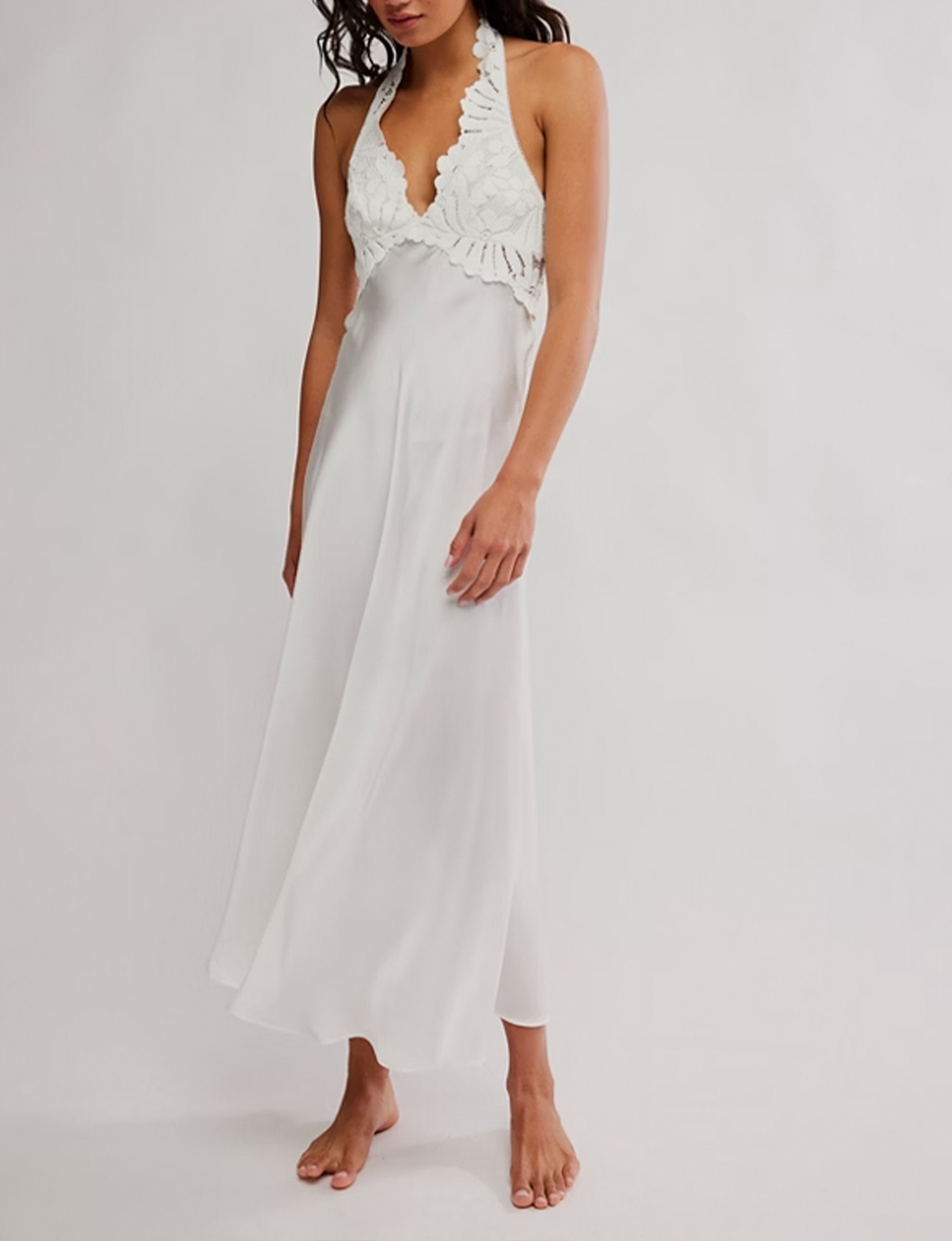 Petal Party Midi Dress, Clean Ivory