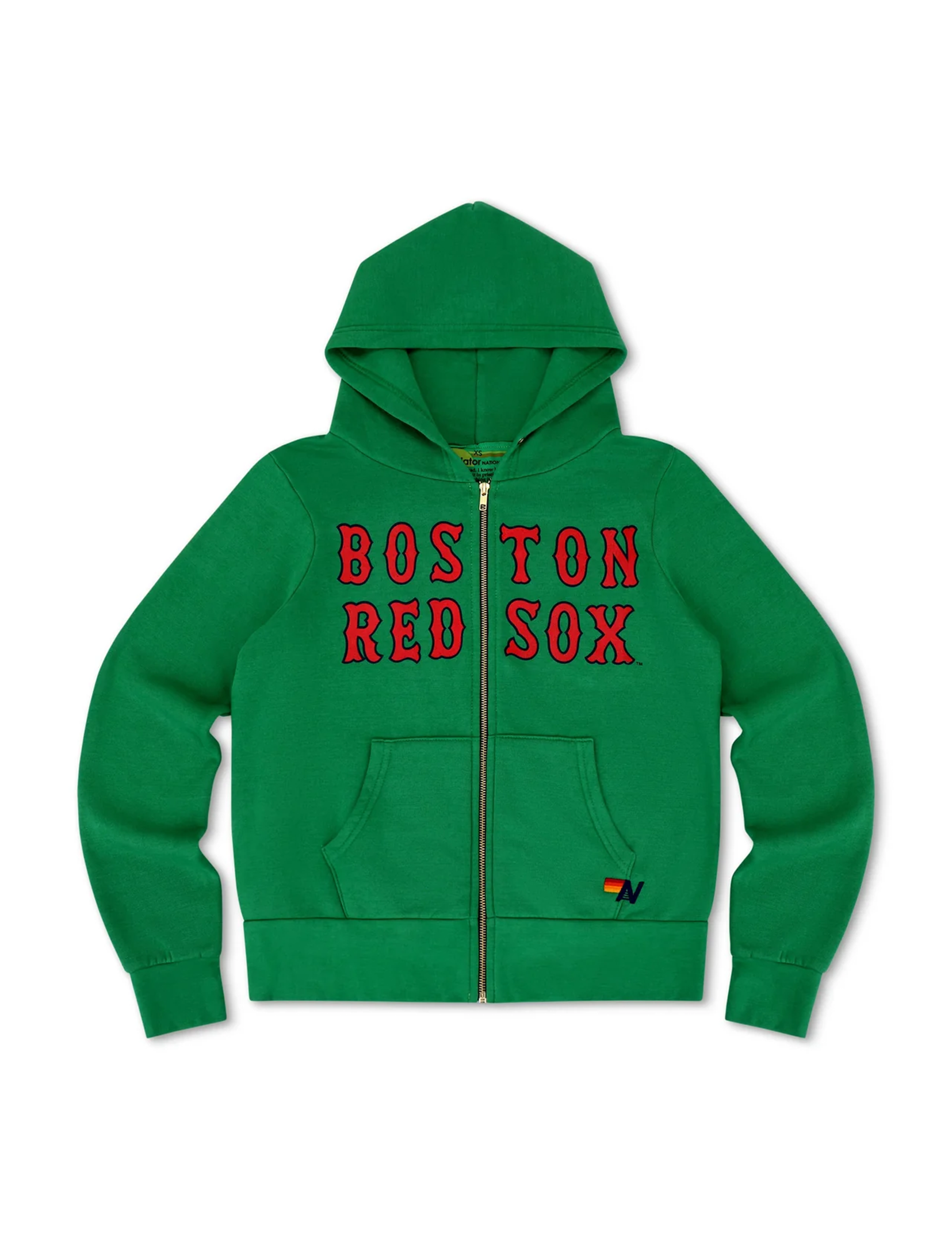 Boston Red Sox Zip Hoodie, Kelly Green