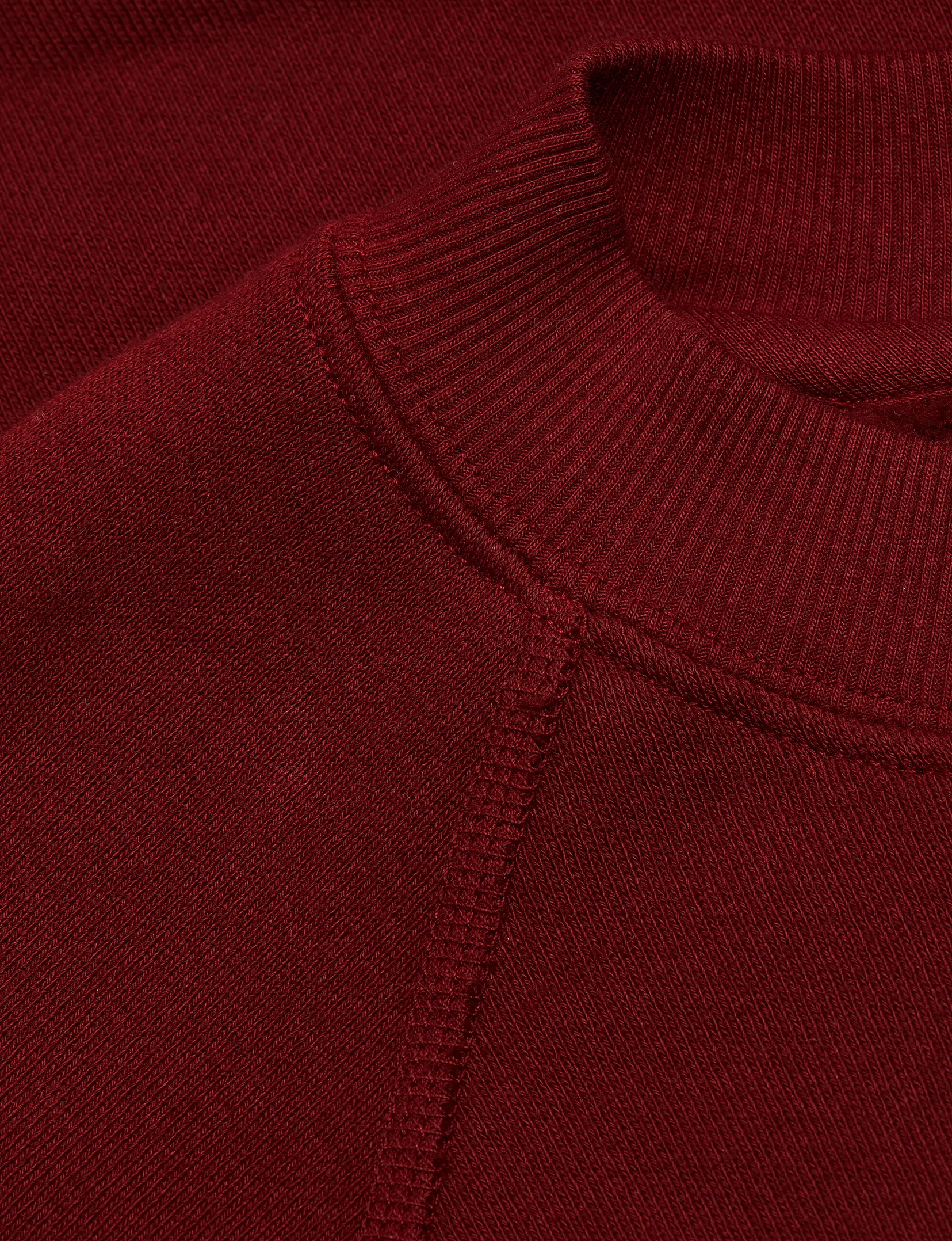 Classic Crewneck Sweater, Currant