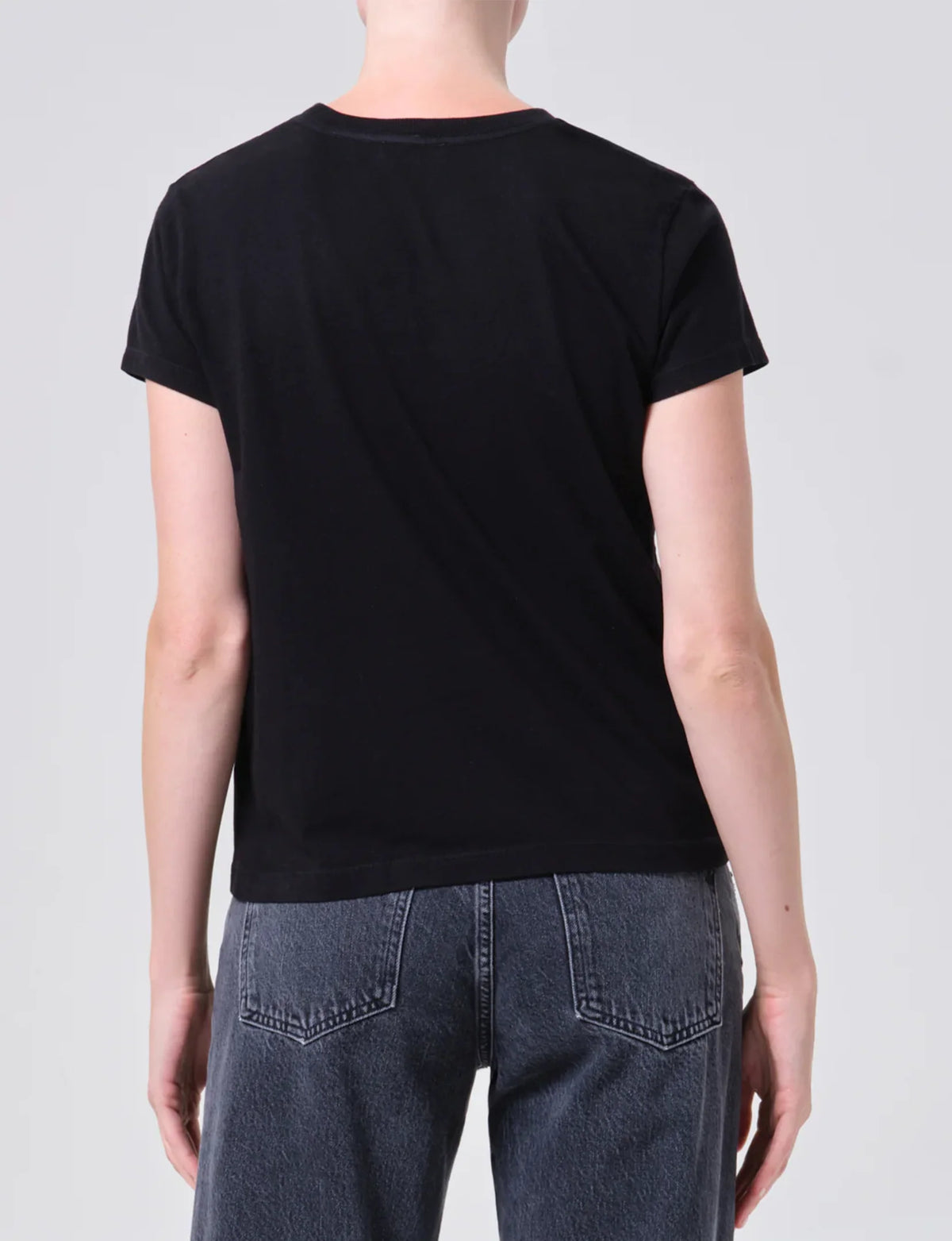 Long Line Adine Tee, Black