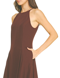 Anatasia Dress, Burgundy