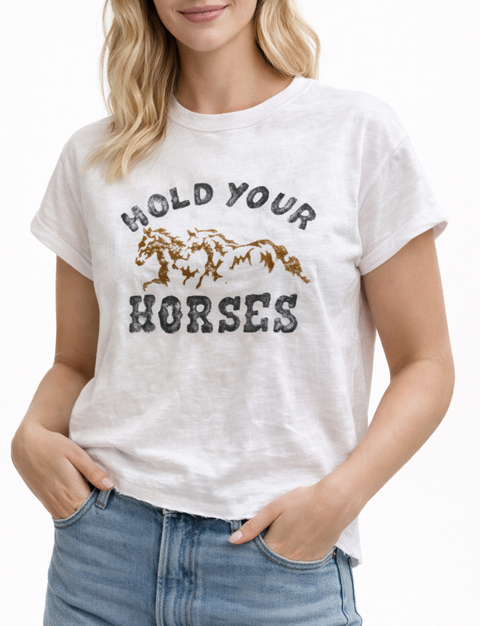 Hold Your Horses Tee,