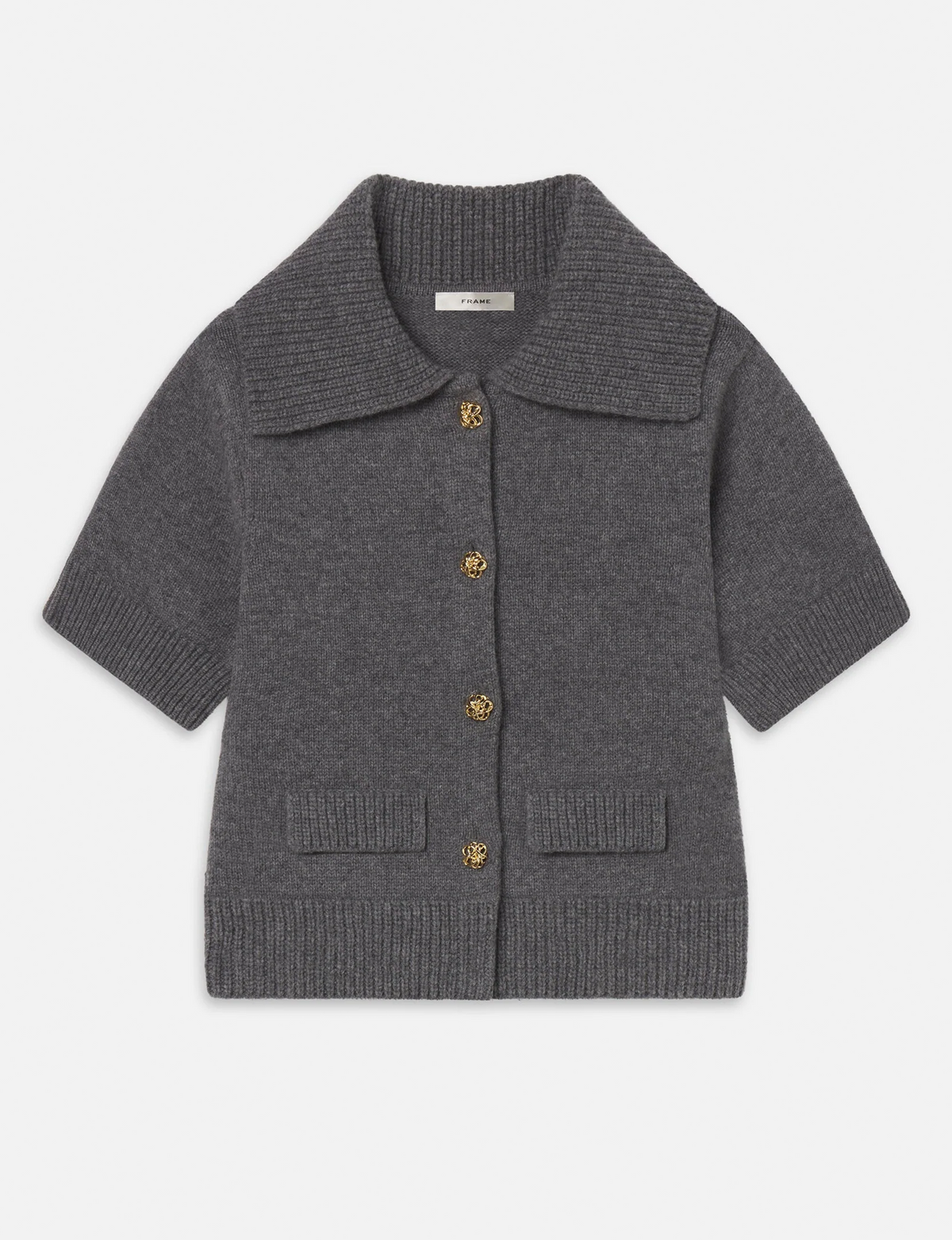 The Doll Cardi, Charcoal Heather