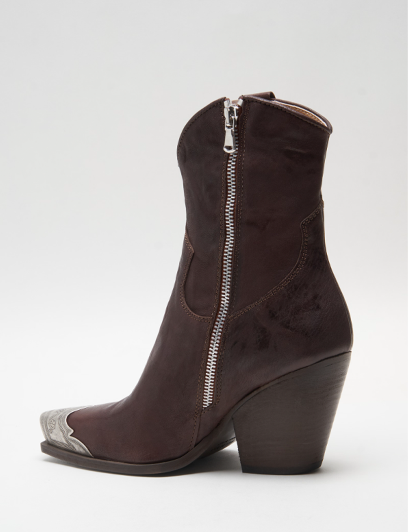 Brayden Western Boot, Hot Fudge