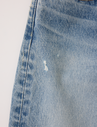 Low Rise Albany Straight, Light Blue