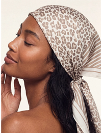 Animal Print Scarf, Neutral
