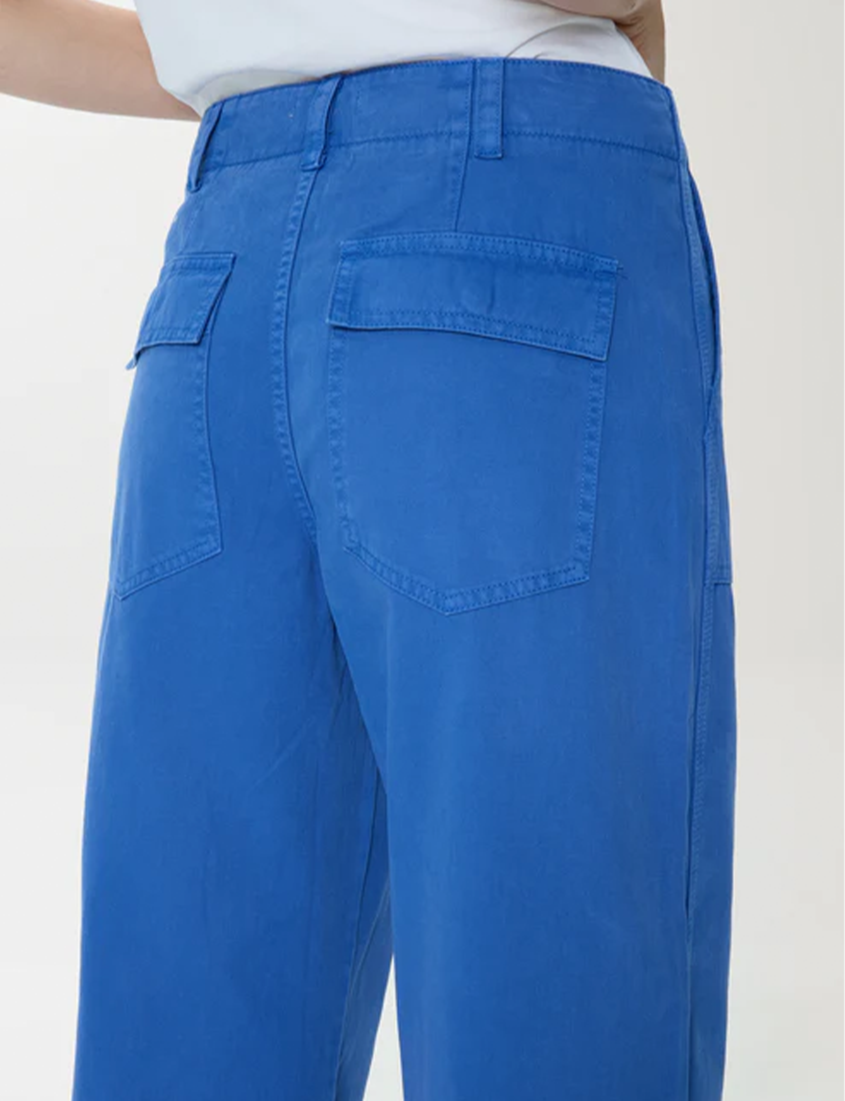 Wren Relaxed Straight Utility Pant, Ciel