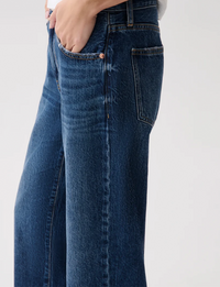 Lexi Mid Rise Bowed Jeans, Moonwave
