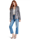 Payton Sequin Blazer, Silver Grey