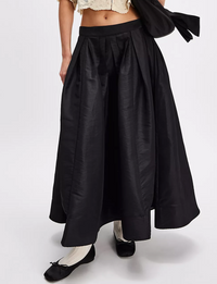 Emilia Full Skirt, Black