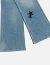Mid Rise Wide Leg, Opal Indigo Star