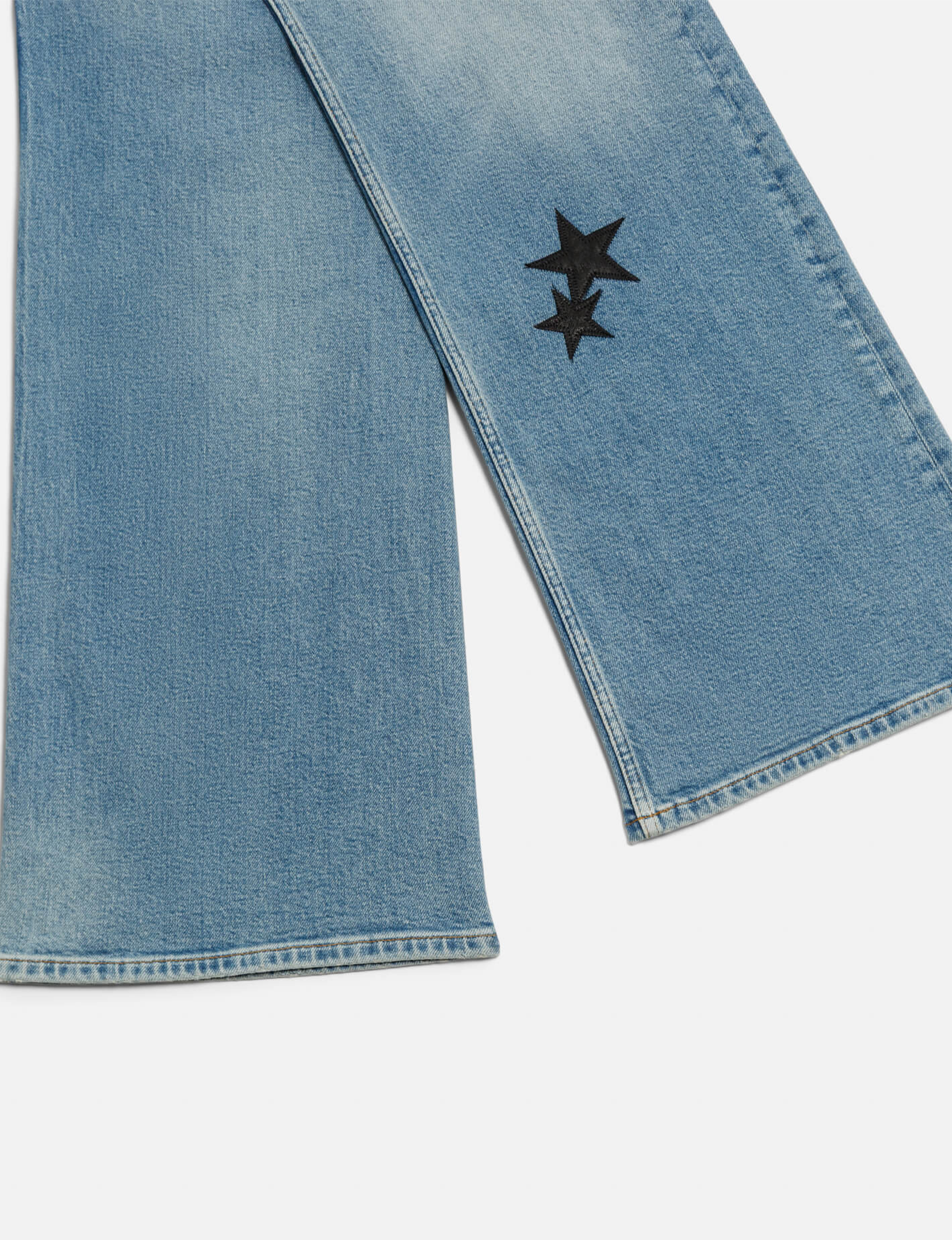 Mid Rise Wide Leg, Opal Indigo Star