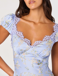 Makaela Dress, Blue Floral