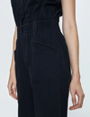 Rosie Shoulder Pad Jumpsuit, Fade To Black