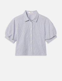 The Billow Shirt, Navy/Stripe