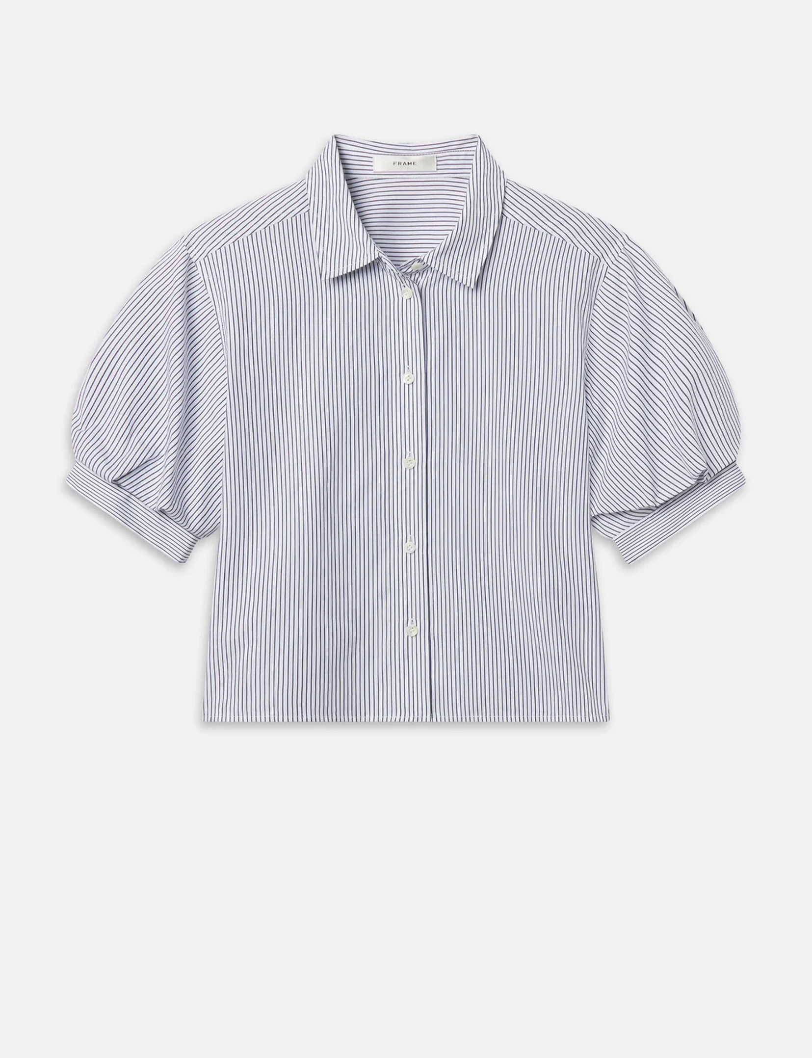 The Billow Shirt, Navy/Stripe