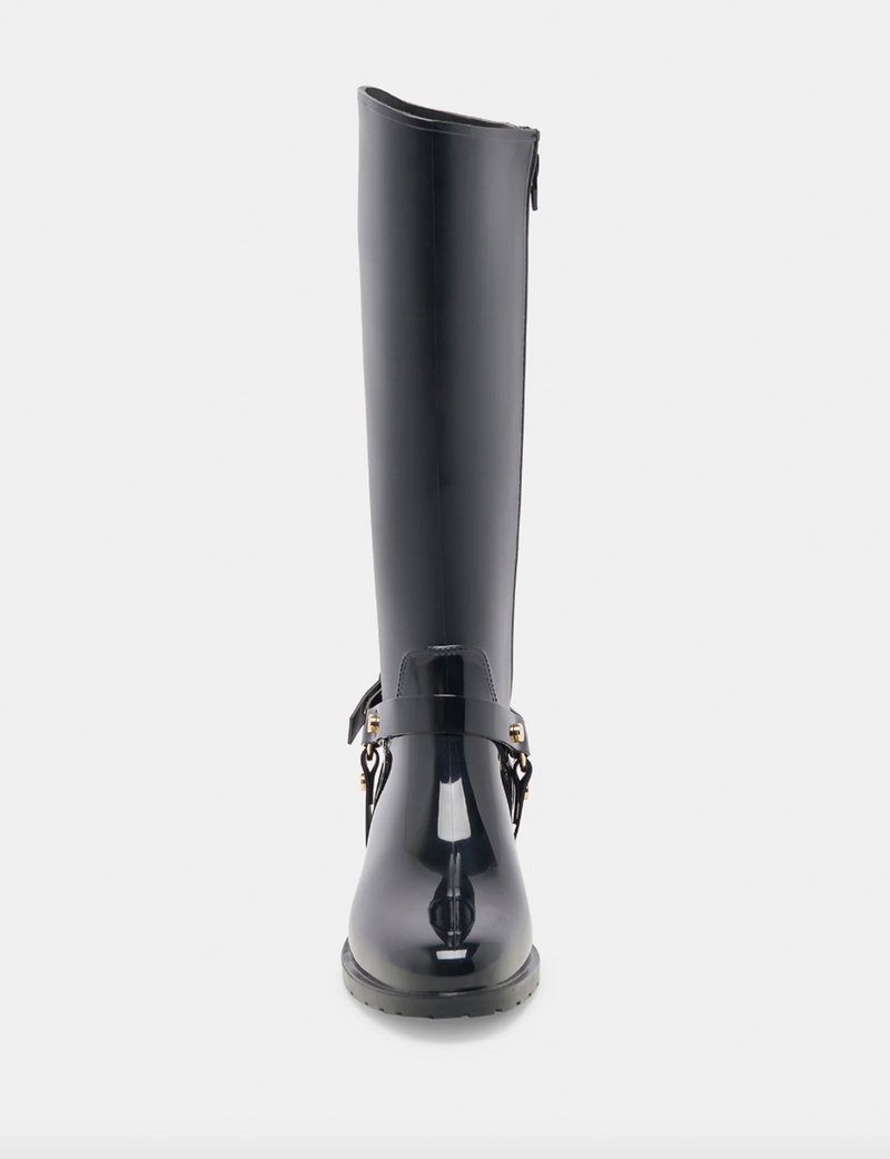 Cloudy H2O Riding Boot, Midnight Patent Stella