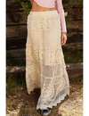 Boho Flare Skirt, Natural