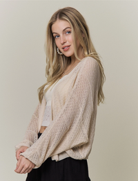 Cera Cardigan, Beige