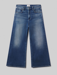 Lyra Cropped Wide Leg, Augusta (Clean Hem)