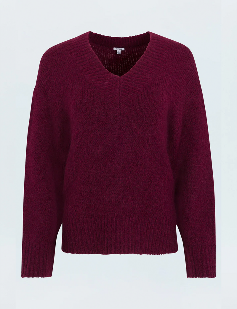 Talia Sweater, Claret