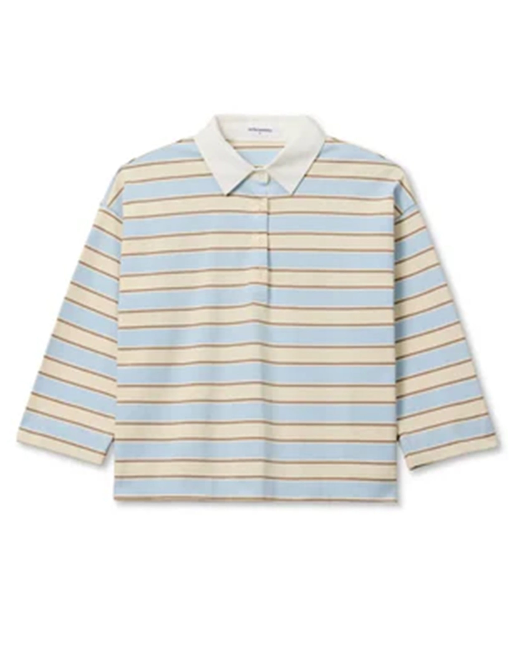 Daria Rugby Polo, Powder Blue