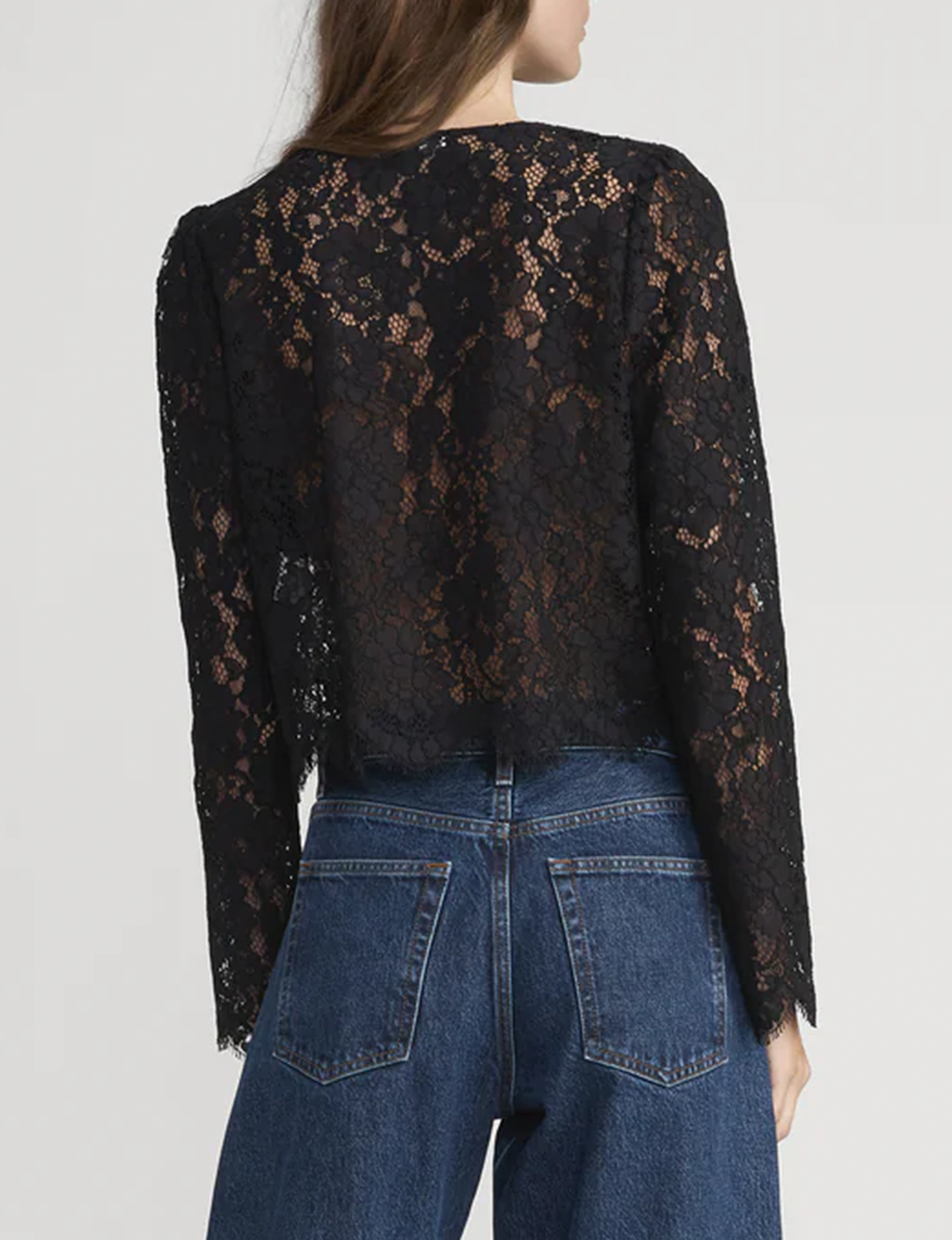 The Lace Blouse, Black