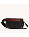 Charles Large Crossbody, Black/Brushed Gold