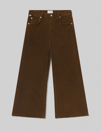 Lyra Cropped Wide Leg, Manuka Corduroy
