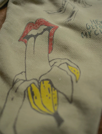 Rolling Stones Sketch Sweatpant, Fatigue