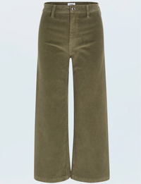 Penny High Rise Wide Leg Crop, Sequoia