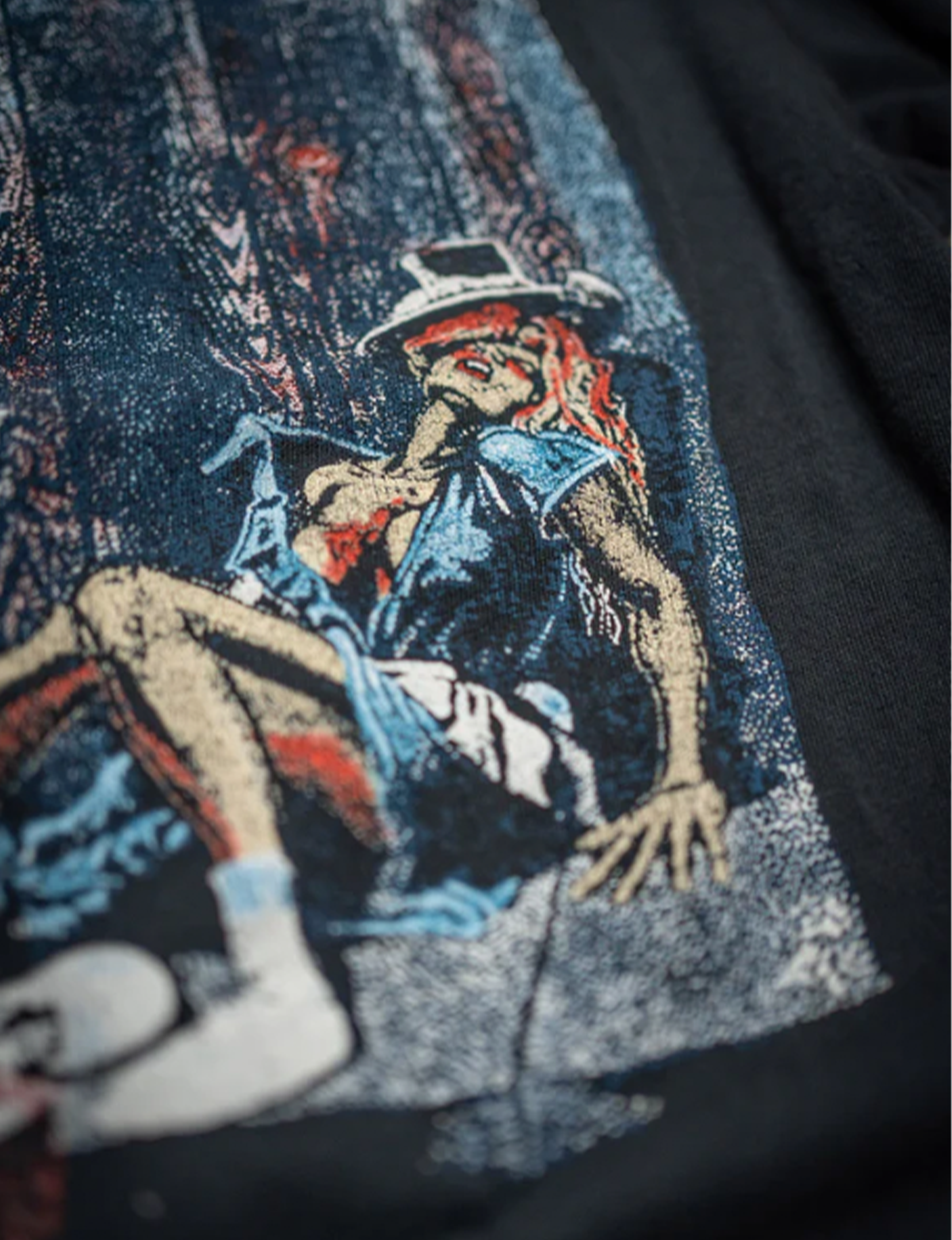 GNR Welcome to the Jungle Crew Tee, Coal