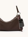 Kyle Small Handbag, Espresso/Silver