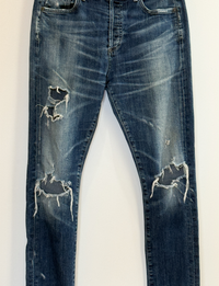 Citizens Of Humanity Corey Distressed Straight Leg Jean, Dark Wash