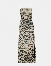 Adella Dress, Caramel Zebra