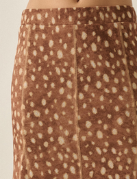 Antelope Maxi Skirt, Polka Dot/Taupe