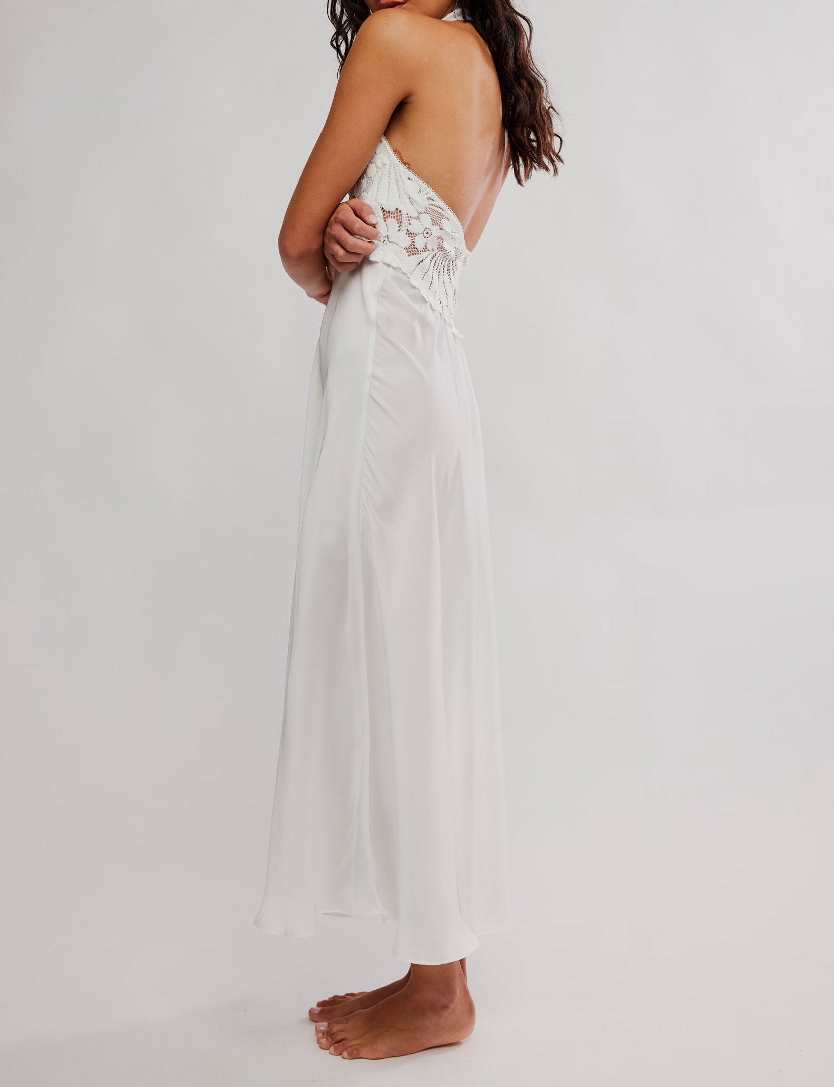 Petal Party Midi Dress, Clean Ivory