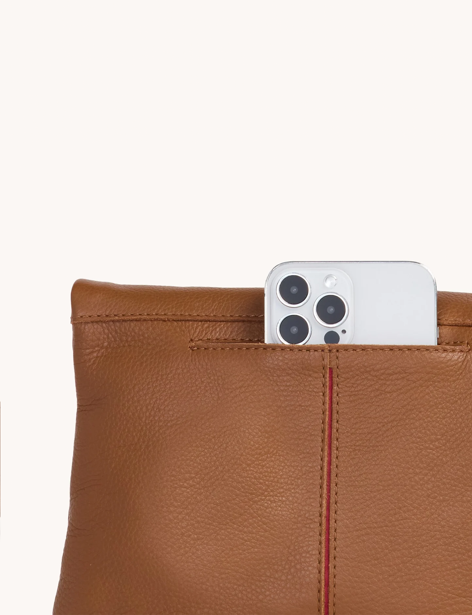 VIP Medium Handbag, Mahogany/Brushed Gold