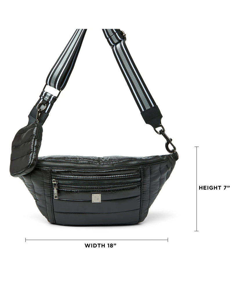 Sister Sling Bag, Shiny Black