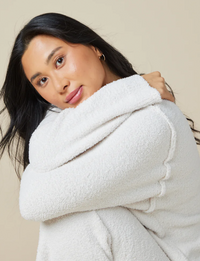 Marshmallow Reverse Seam Bracelet Lounge Set, Almond